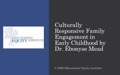 Culturally Responsive Family Engagement in Early Childhood Training Module
