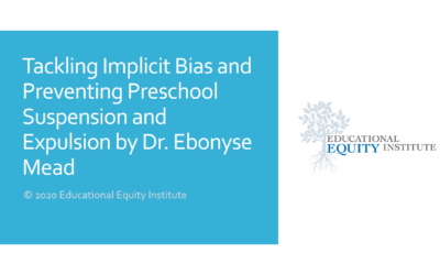 Tackling Implicit Bias and Preventing Preschool Suspension
